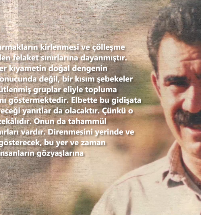 EKOLOJİ- ”Denizler ve ırmakların kirlenmesi ve çöleşme daha şimdiden felaket sınırına ulaşmıştır.”
